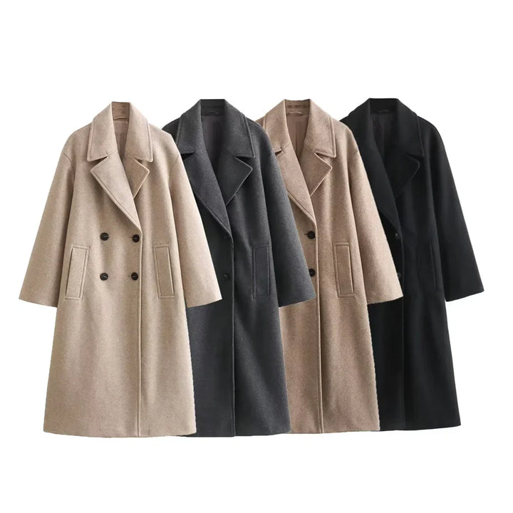 Faye - Chic long coat jacket