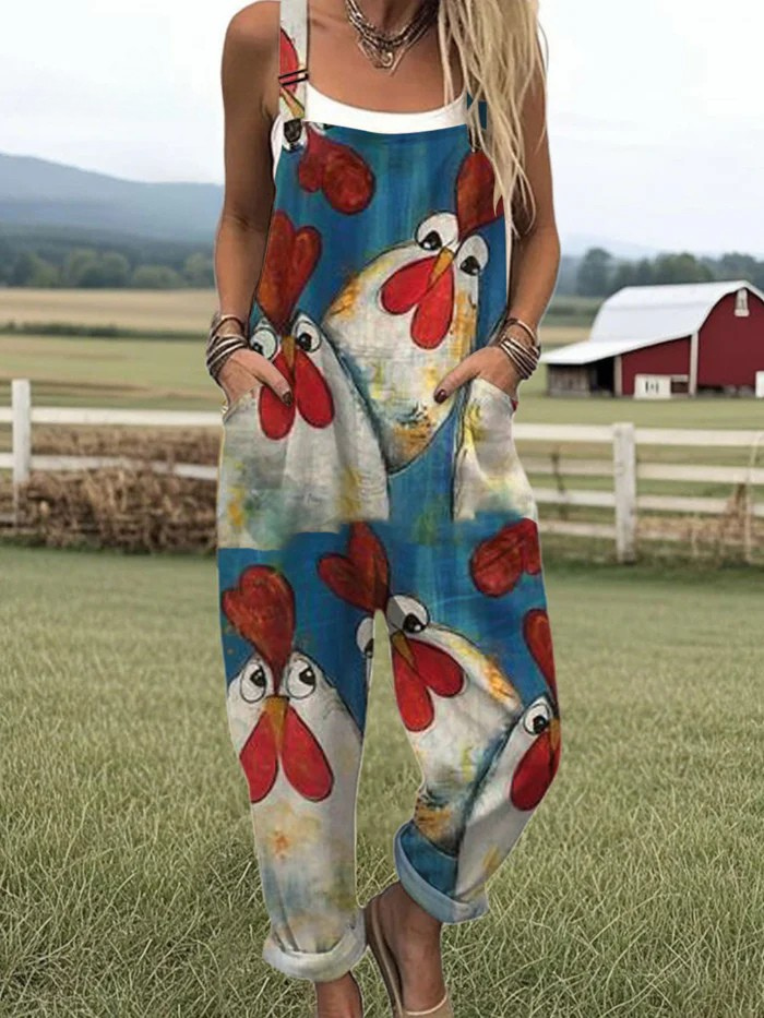 Orielynn - Cluckin’ Cute Jumpsuit