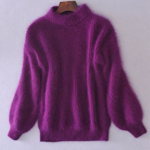Amara - Vintage Sweater for Women Comfortable and Elegant Rollneck Sweater
