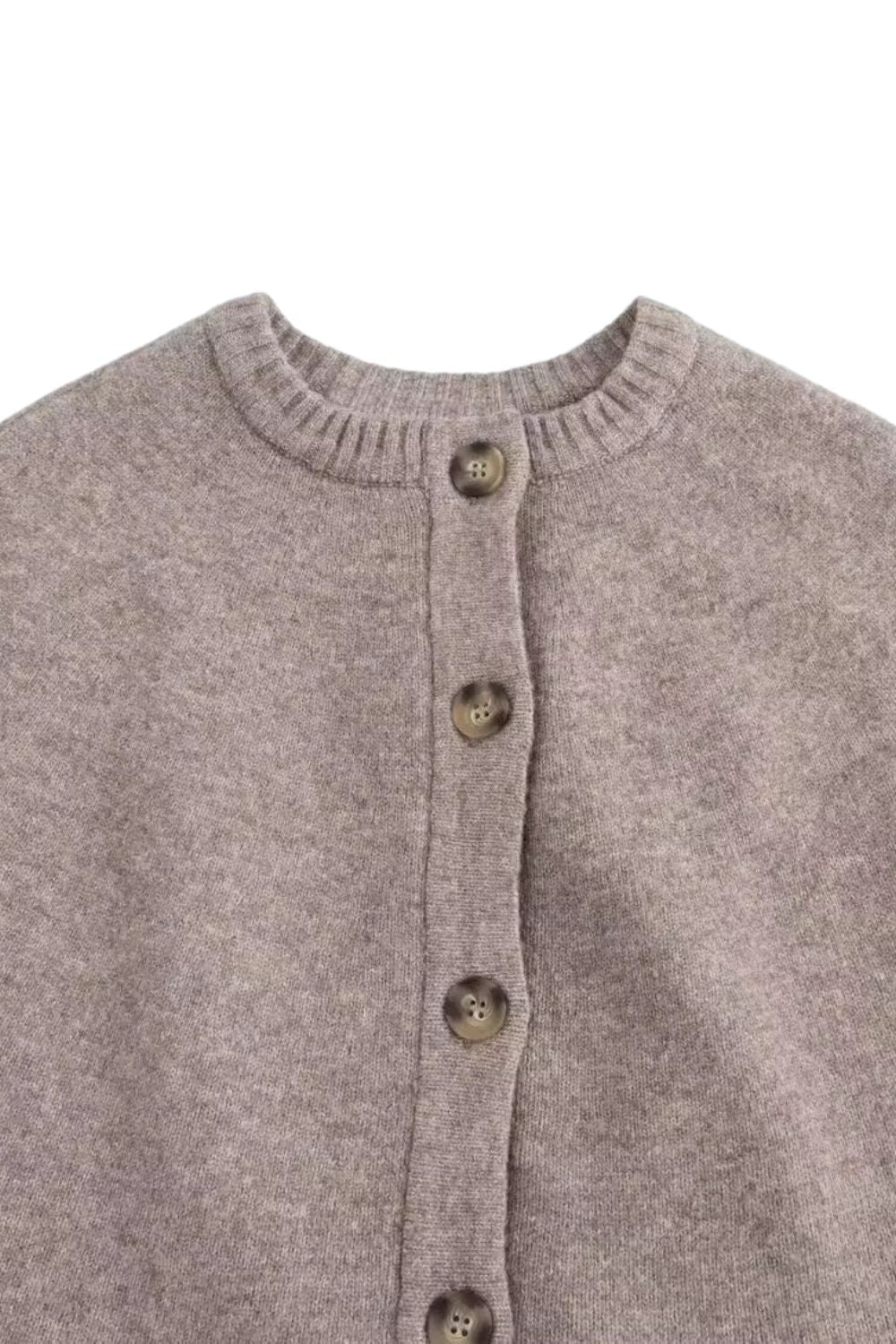 Dextra - Women's round neck cape vest with casual style