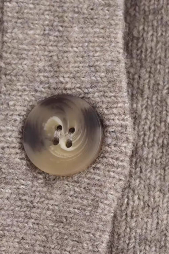 Dextra - Women's round neck cape vest with casual style