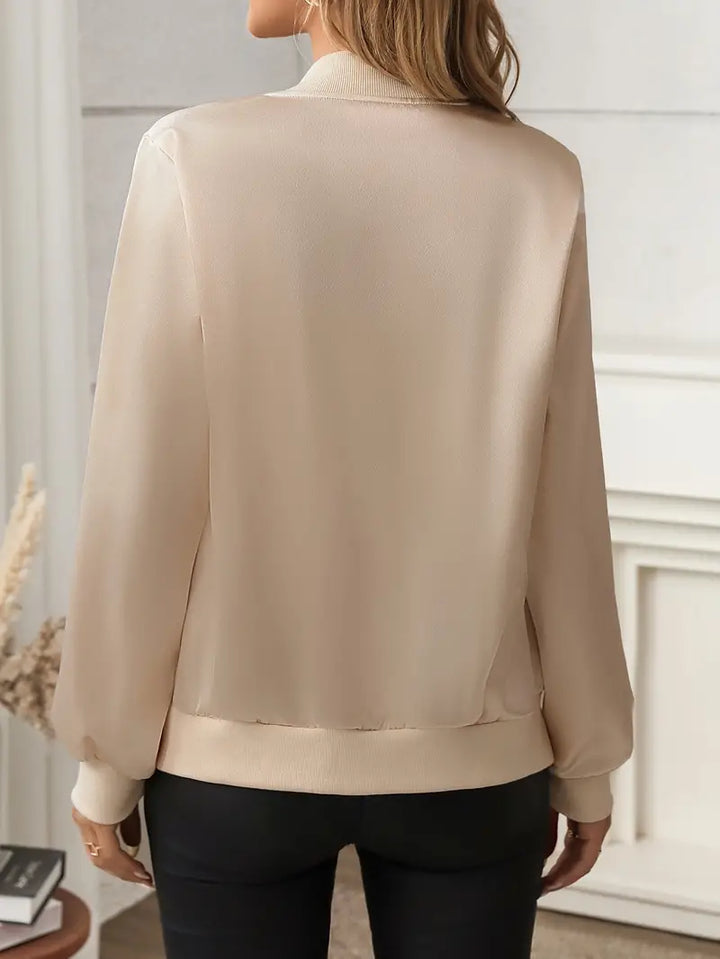 Seren - Women's Jacket  Soft Breathable Zip Up Jacket with Minimalist Design