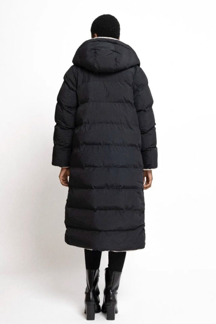 Percival - Longline Sherpa-Lined Puffer Coat