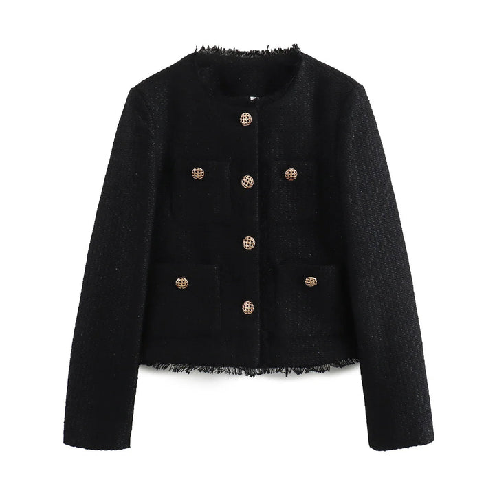 Katja - Elegant jacket with gold buttons and a tailored fit
