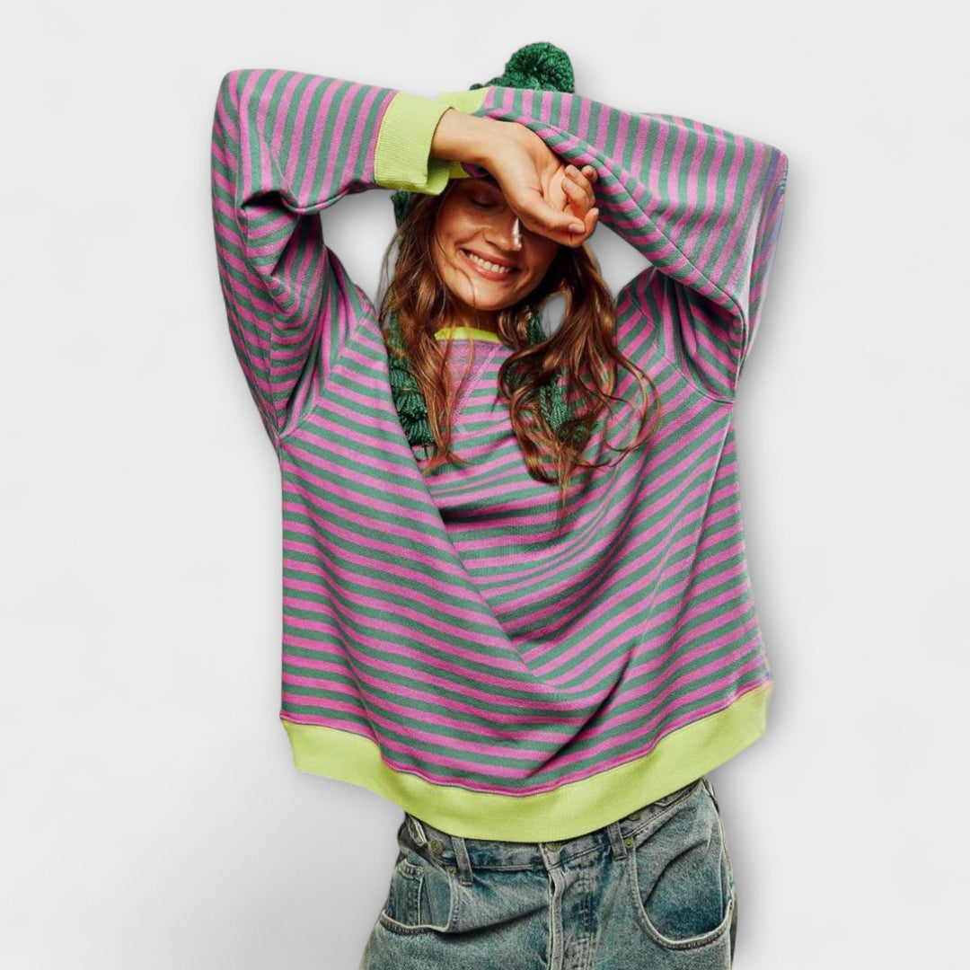 Everly - Striped Oversize Pullover