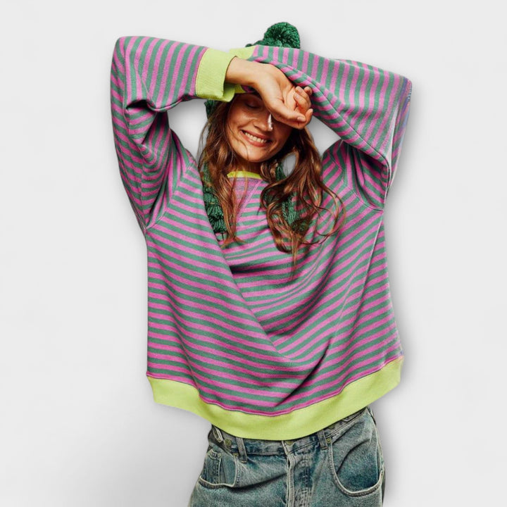 Everly - Striped Oversize Pullover