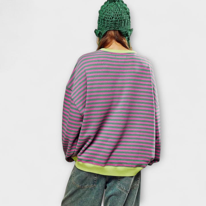Everly - Striped Oversize Pullover