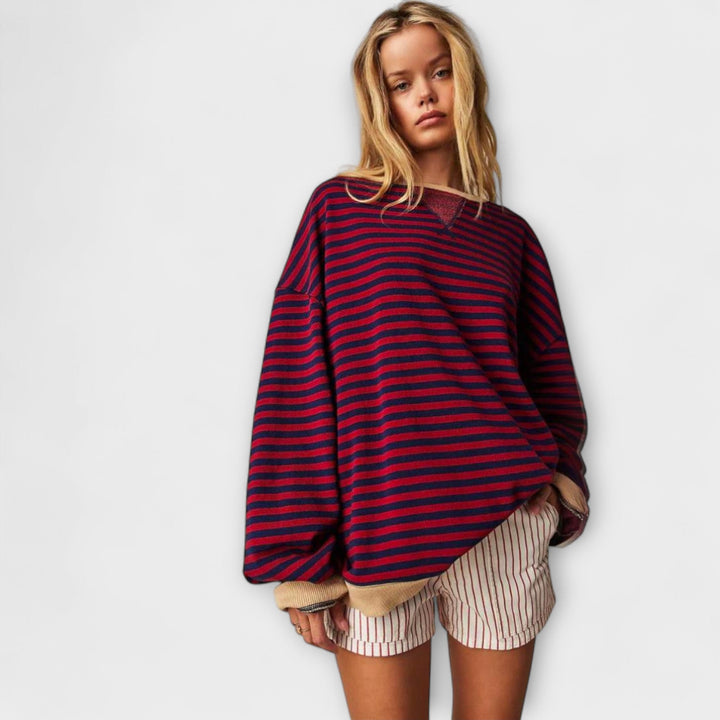 Everly - Striped Oversize Pullover