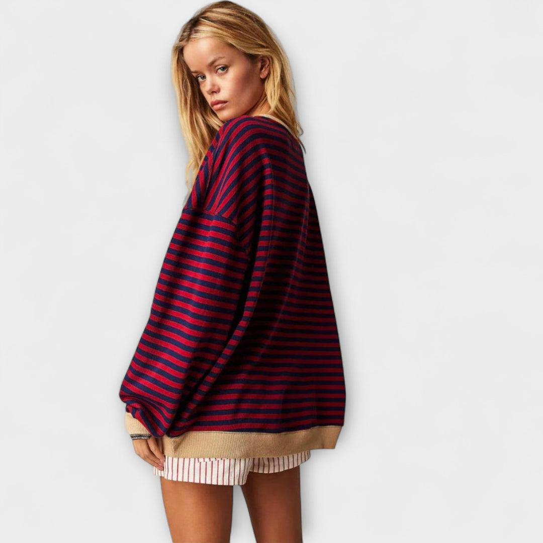 Everly - Striped Oversize Pullover