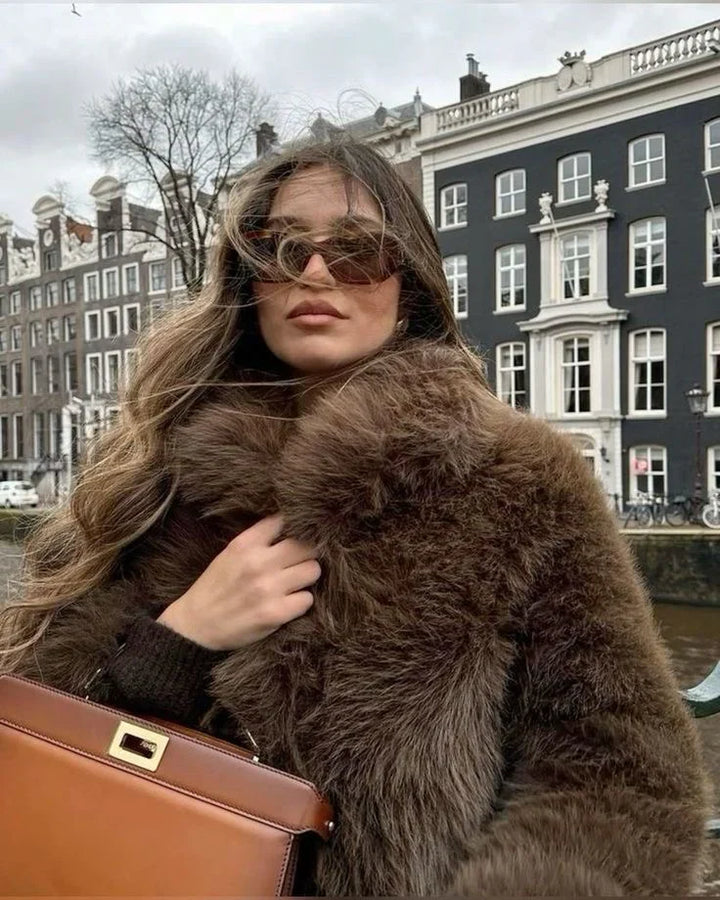 Julie - Faux Fur Coat