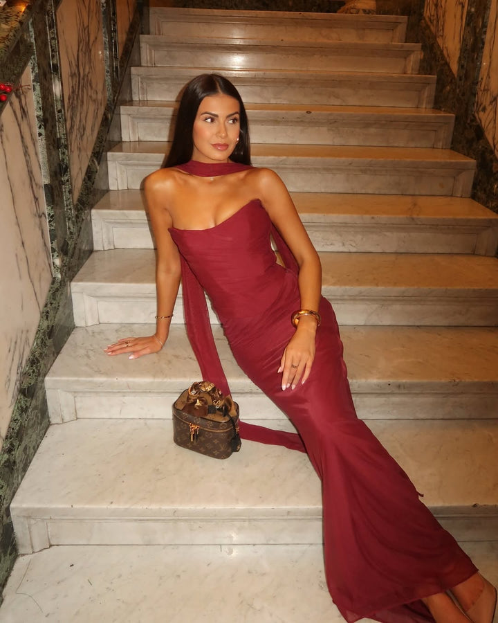 Kinsley - Strapless Bodycon Maxi Dress