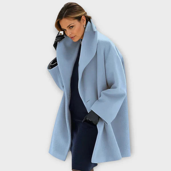 Anna - Women's coat with minimalist design and timeless elegance