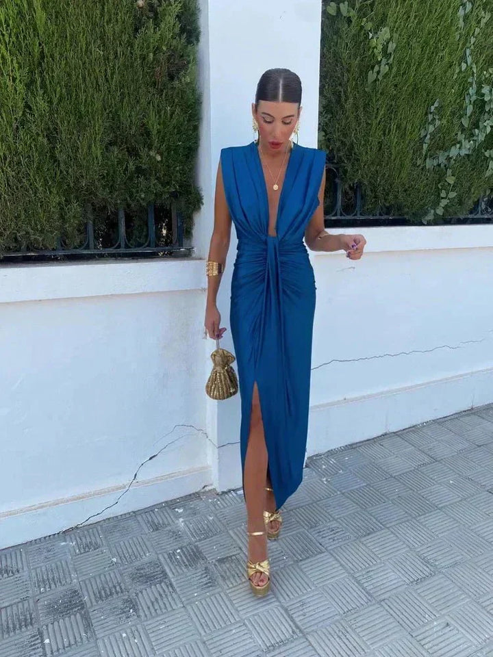 Elyssane - Elegant Draped Dress