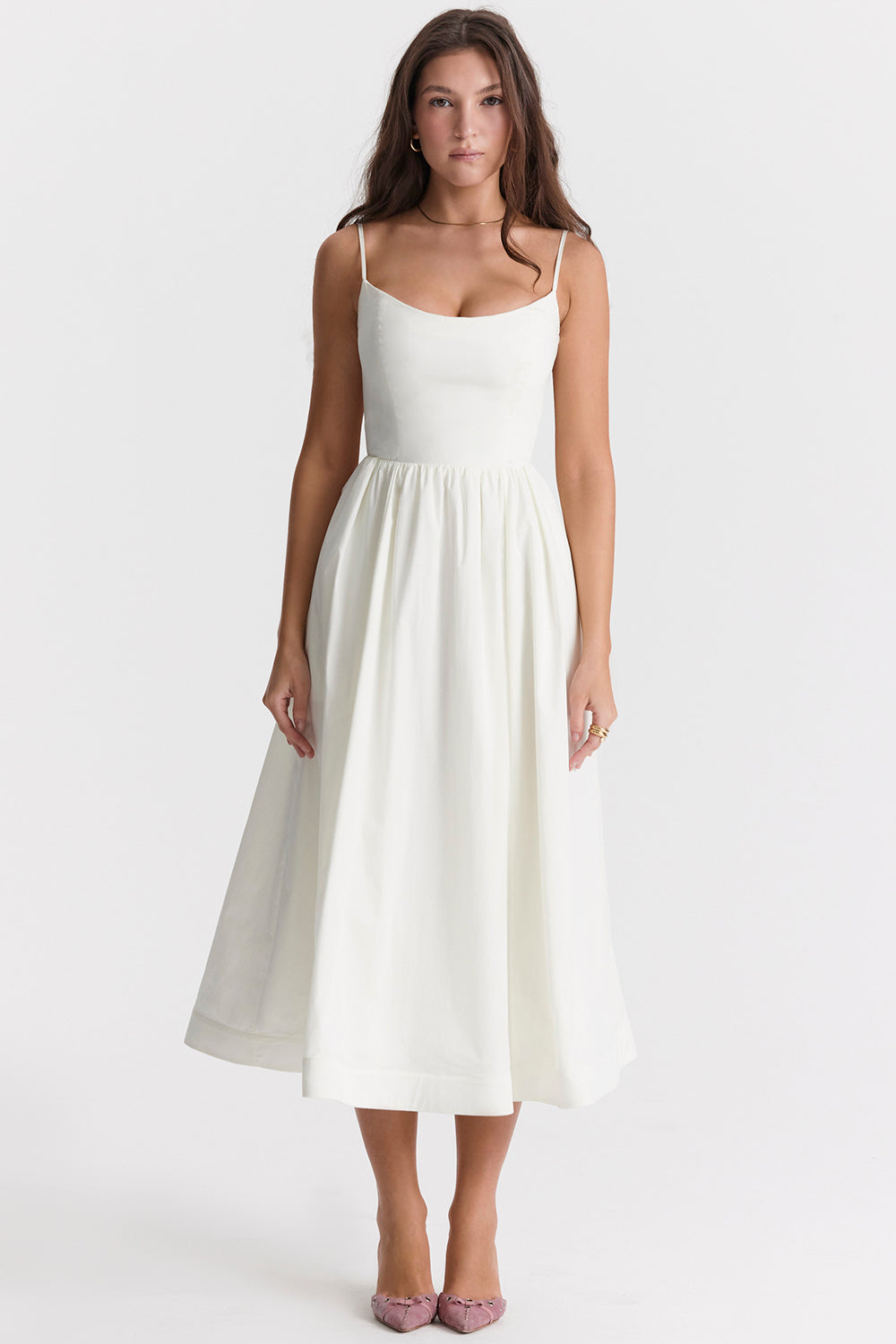 Greer - Elegant Midi Dress