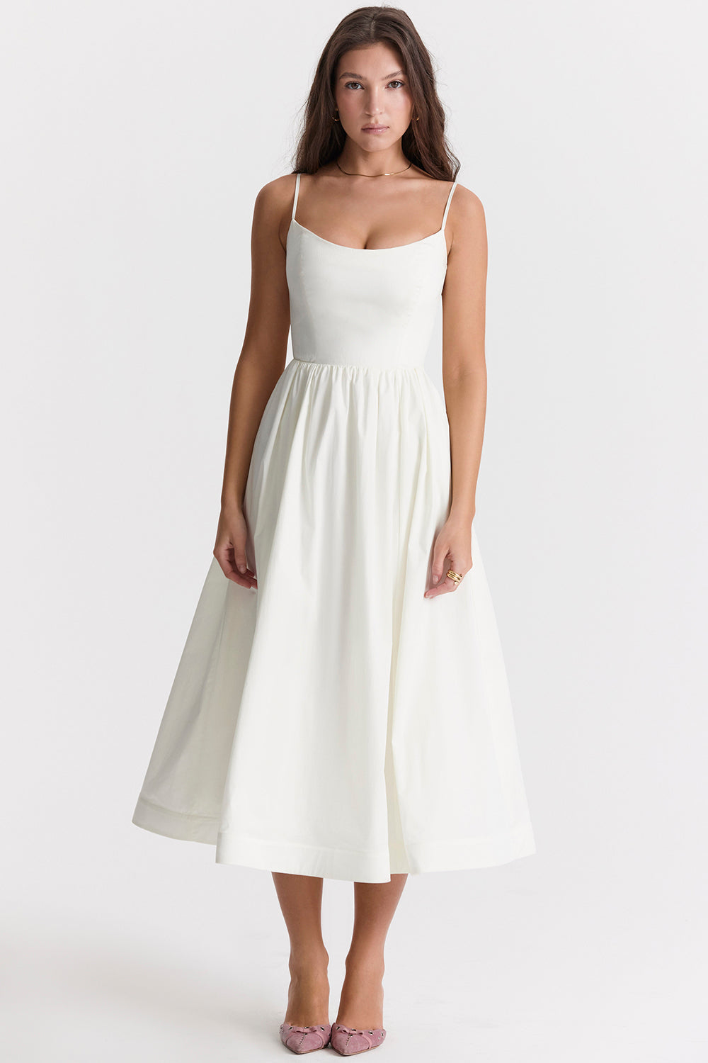 Greer - Elegant Midi Dress