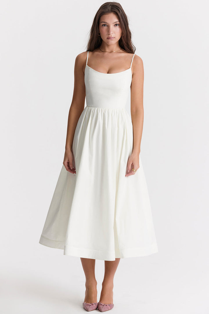 Greer - Elegant Midi Dress