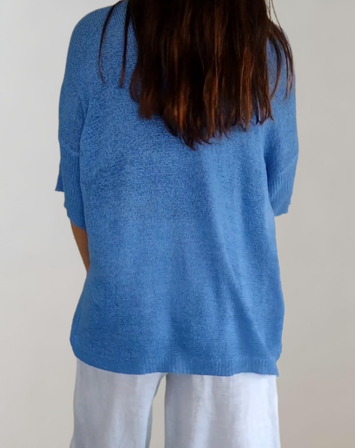 Finnegan - Knitted Top with V Neck