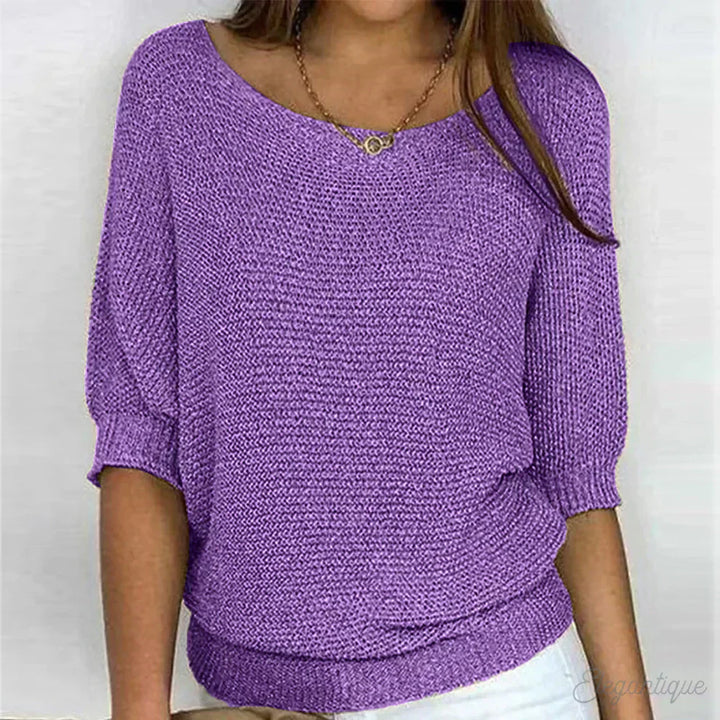 Seraphina - Cozy Crew Neck Sweater