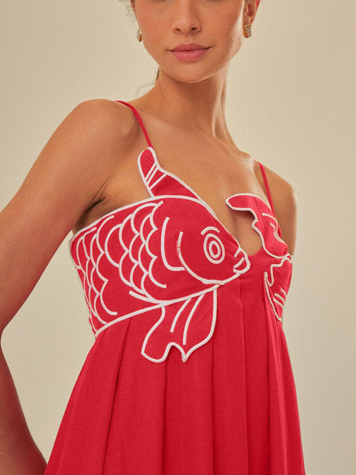 Ashira - Fish Top Maxi Dress