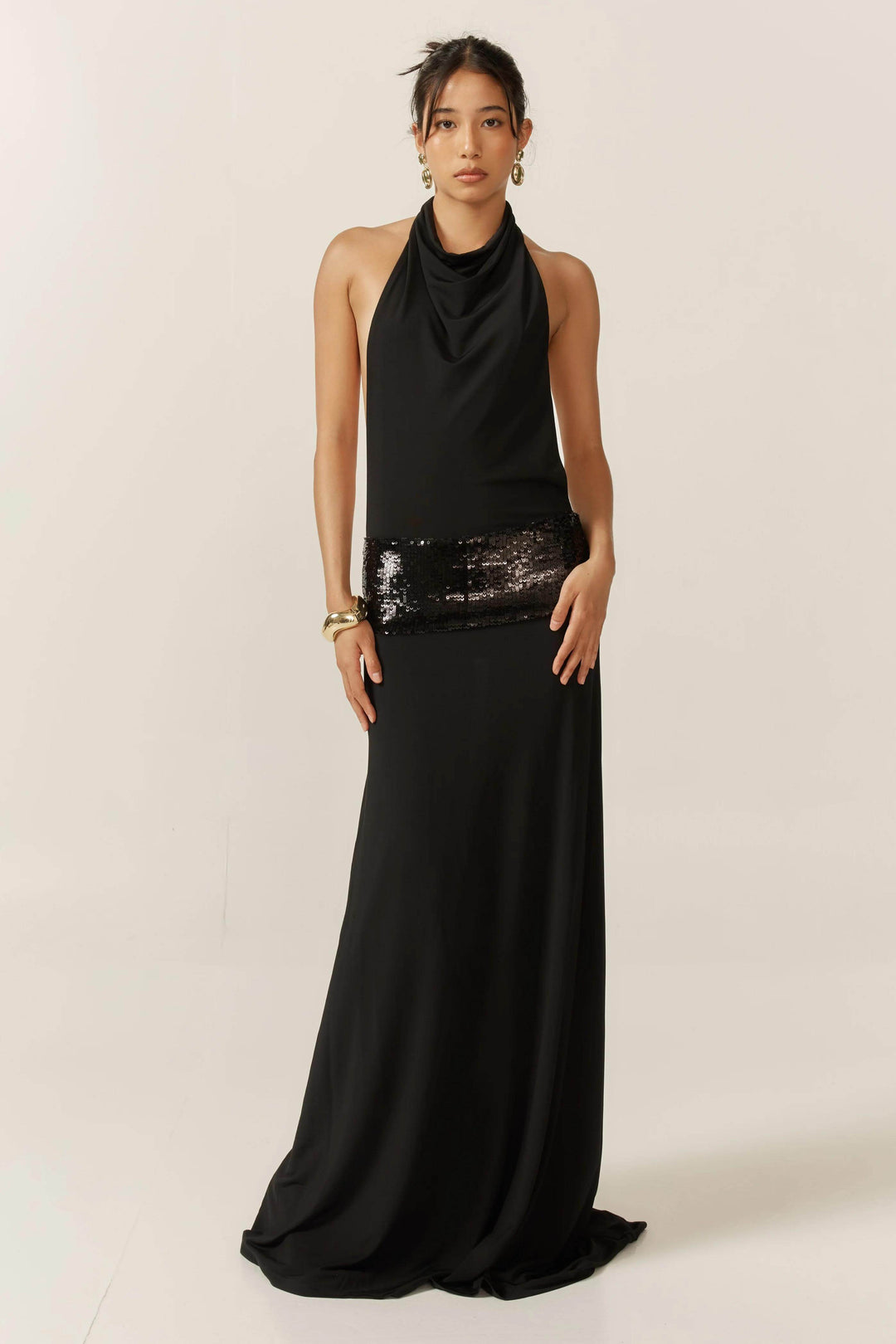 Meliora - Halter Backless Gown