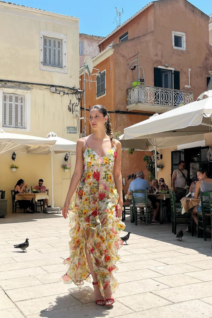 Oakley - Ruffle Maxi Dress