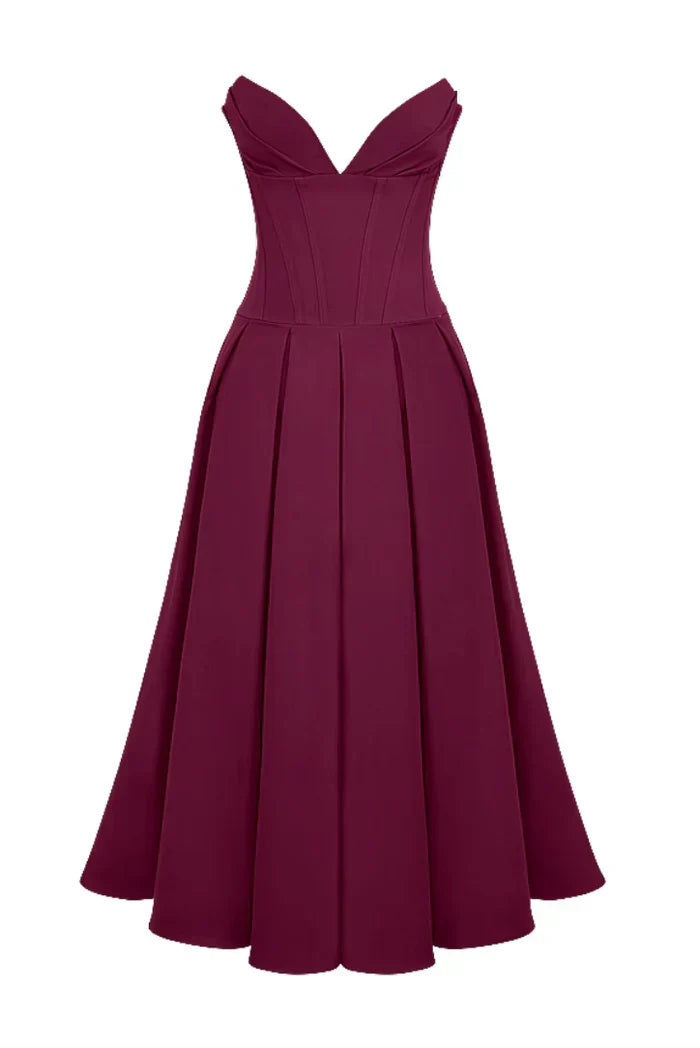 Marlena - Corset Midi Dress