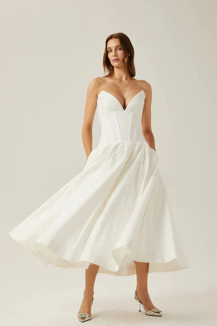 Marlena - Corset Midi Dress