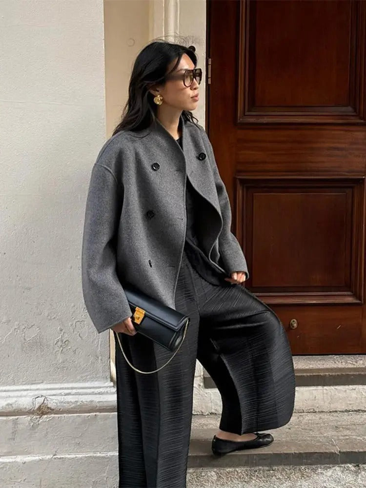 Coralie - Oversized wool coat