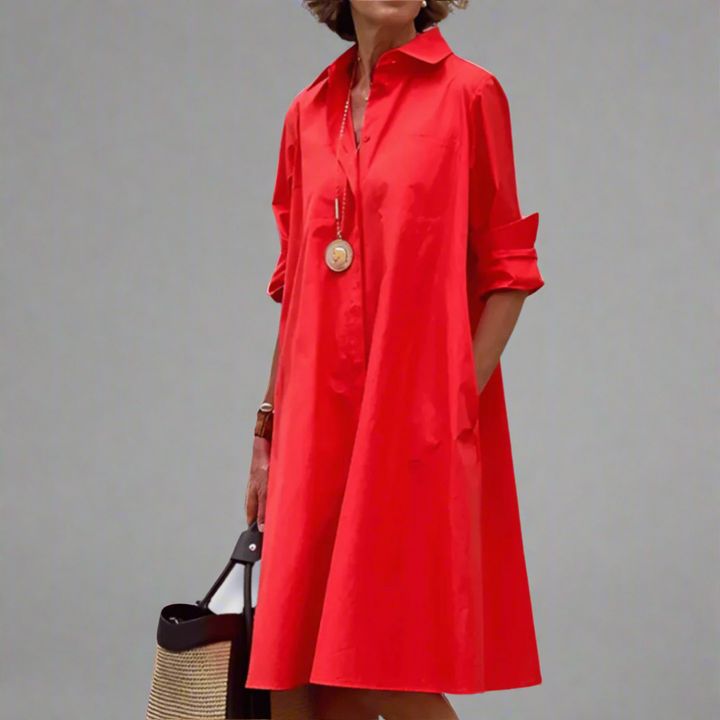 Veyrisse - Casual and Elegant Polo Dress
