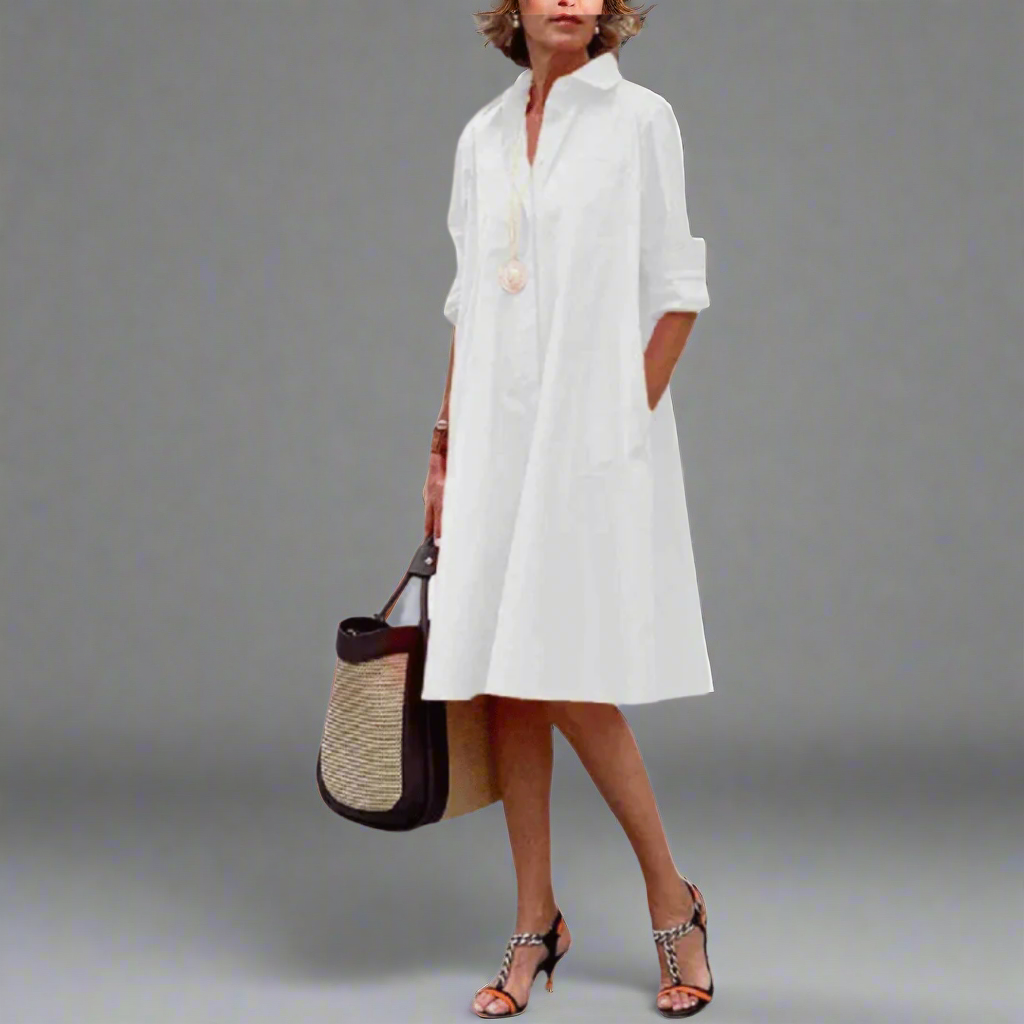Veyrisse - Casual and Elegant Polo Dress