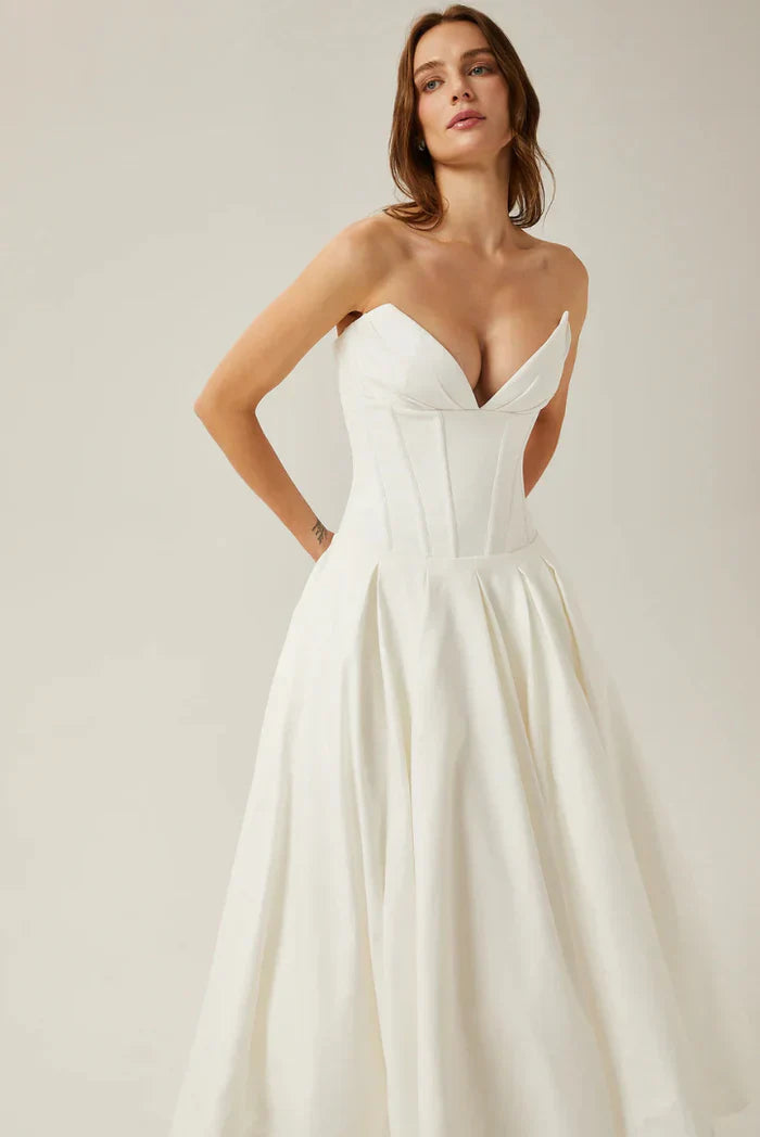Marlena - Corset Midi Dress