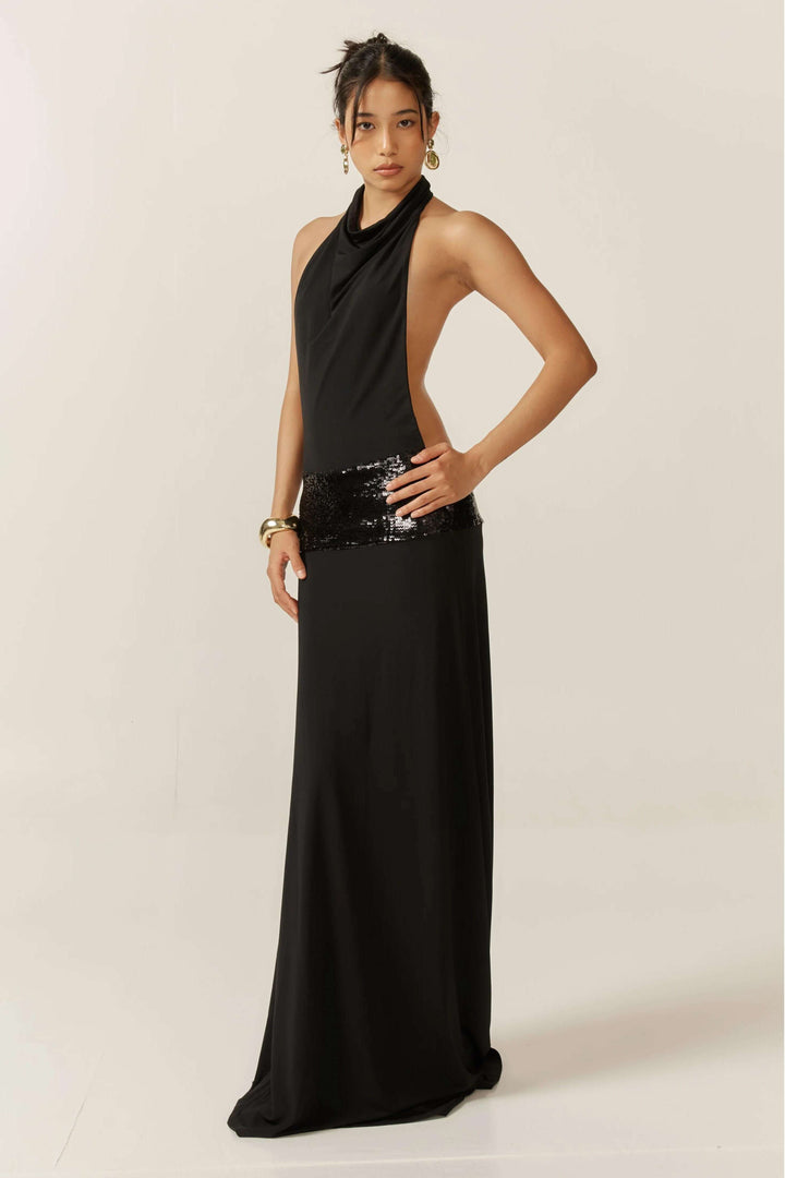 Meliora - Halter Backless Gown