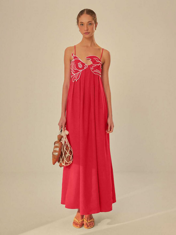 Ashira - Fish Top Maxi Dress