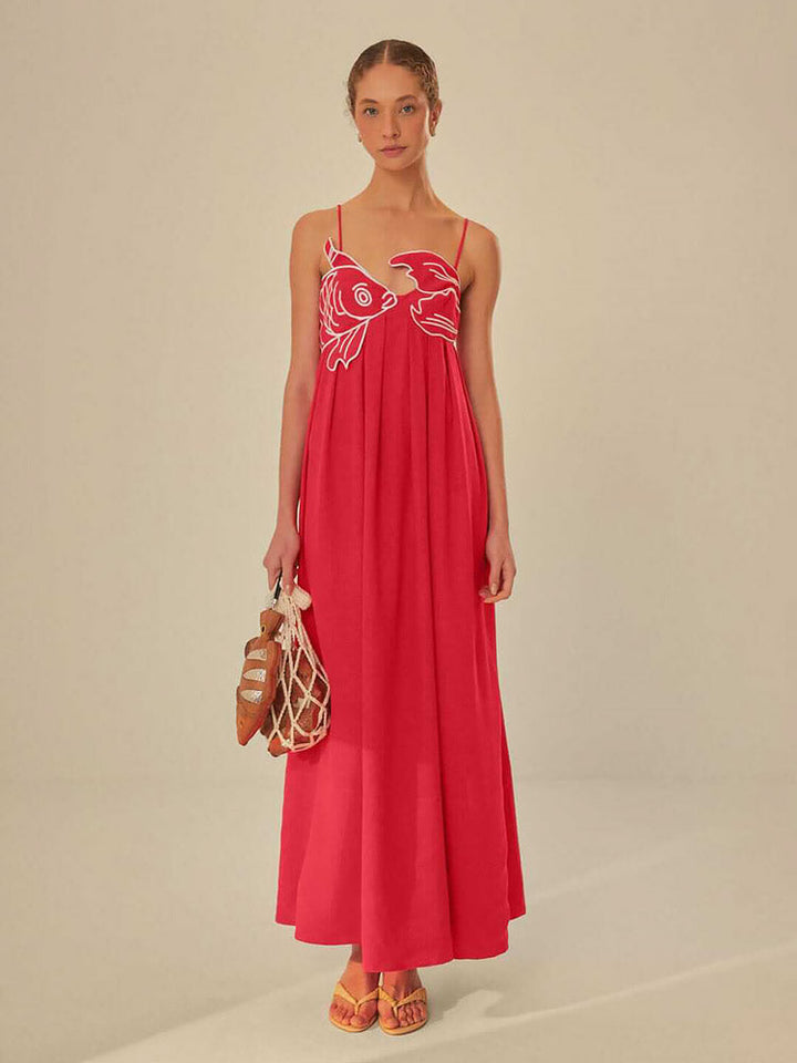 Ashira - Fish Top Maxi Dress