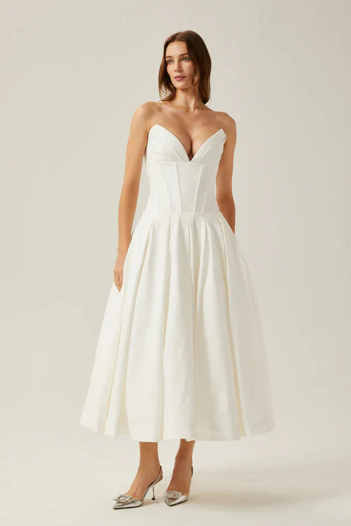 Marlena - Corset Midi Dress