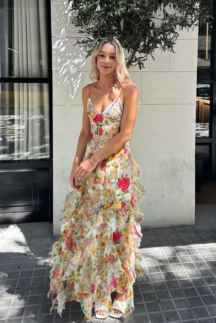Oakley - Ruffle Maxi Dress