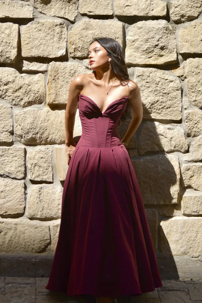Marlena - Corset Midi Dress