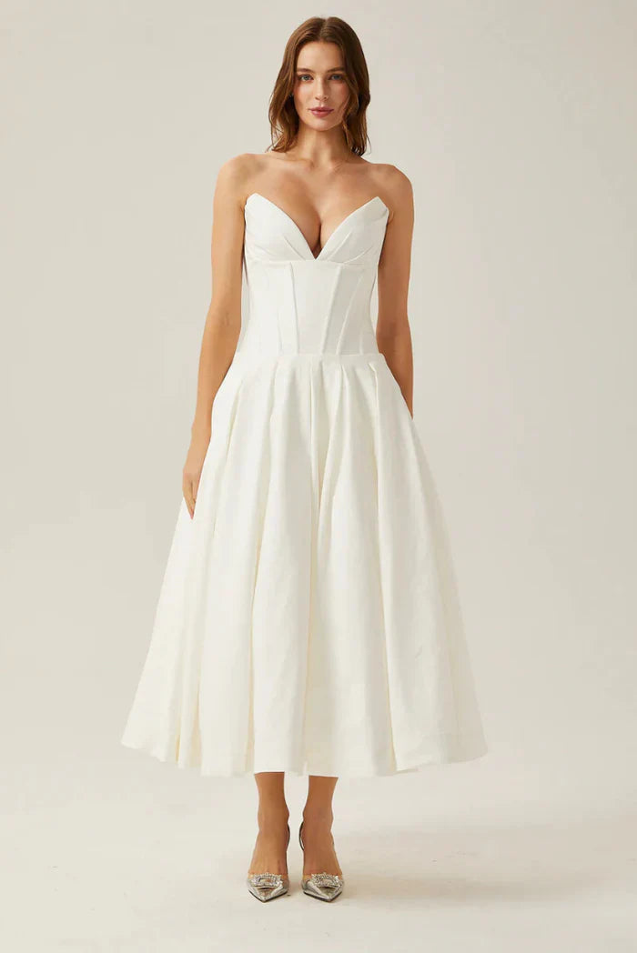 Marlena - Corset Midi Dress