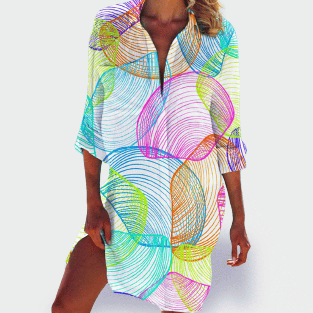Vahlisse -  Colourful and Lightweight Summer Dress