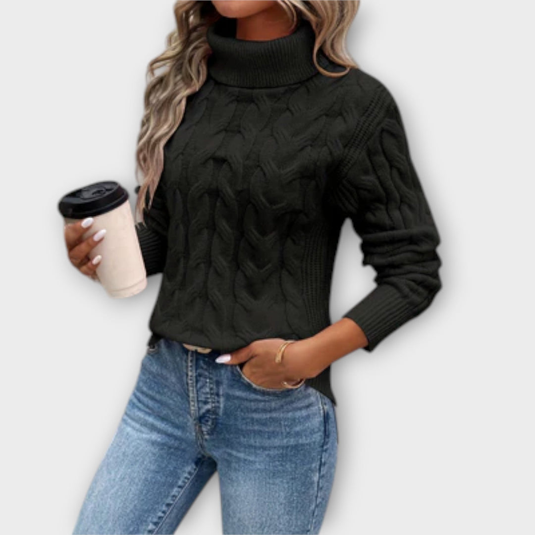 Maisie – Elegant knitted turtleneck sweater