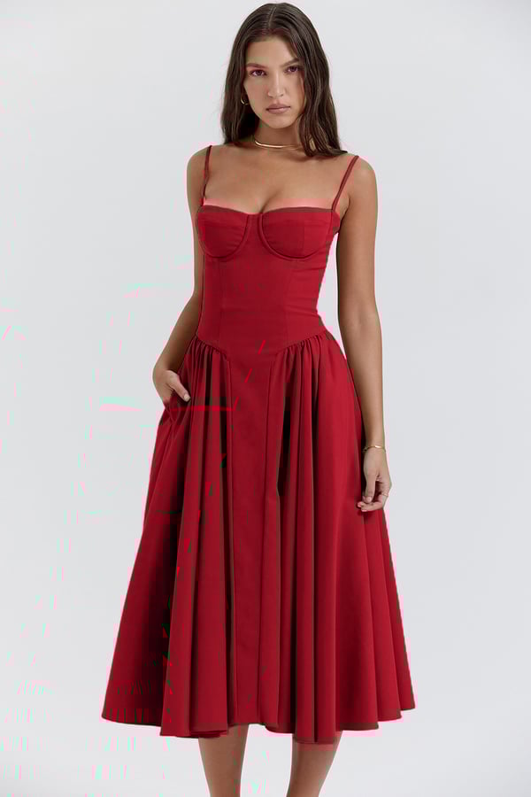 Bluebell - Dress With Attractive Corset Fit