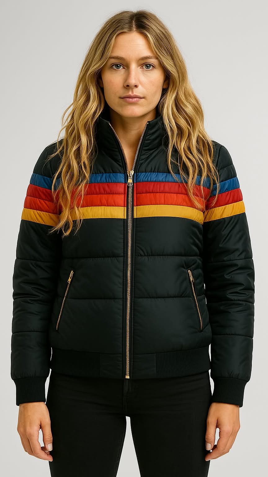 Audrina - Women's jacket with waterproof fabric, hood and fitted fit