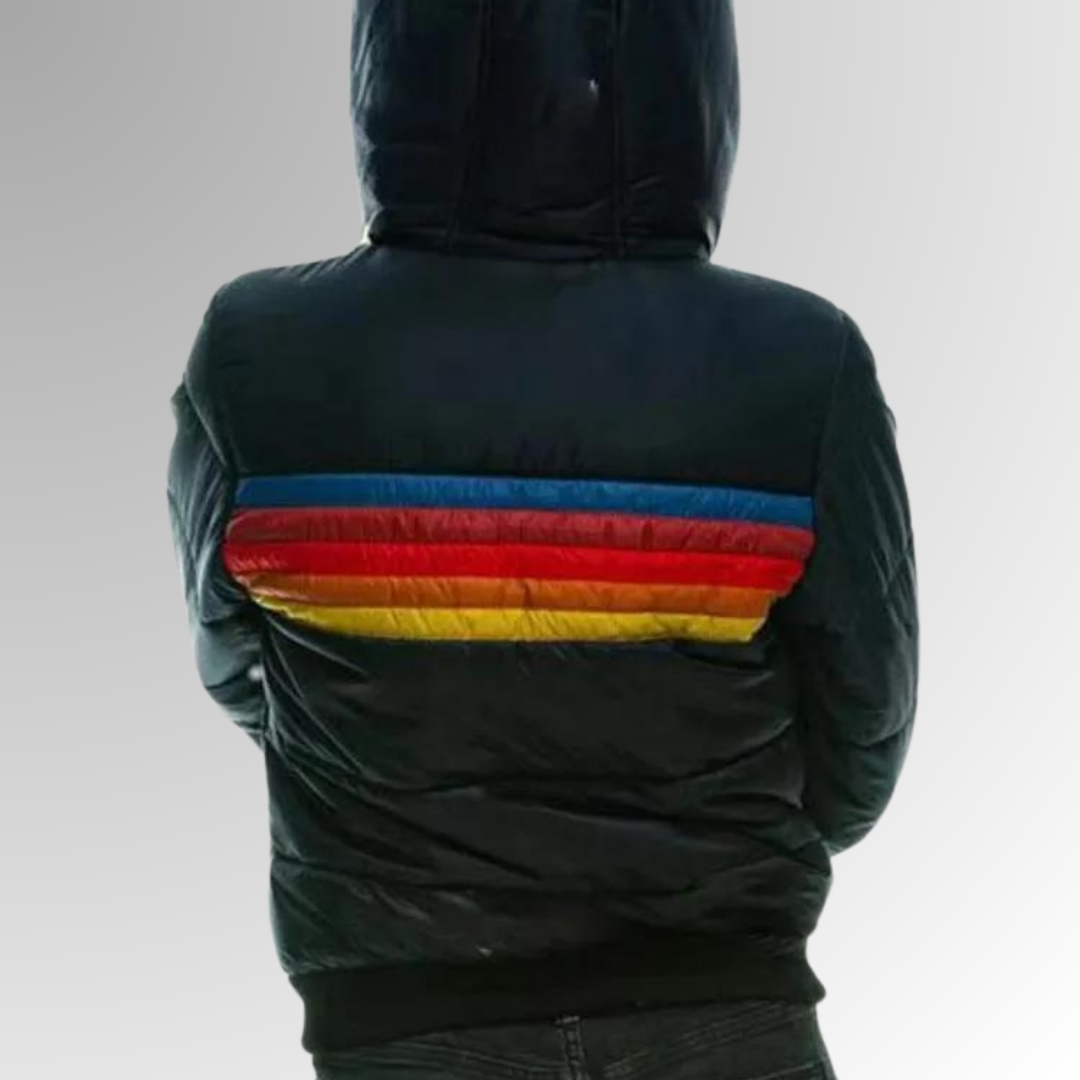 Audrina - Women's jacket with waterproof fabric, hood and fitted fit
