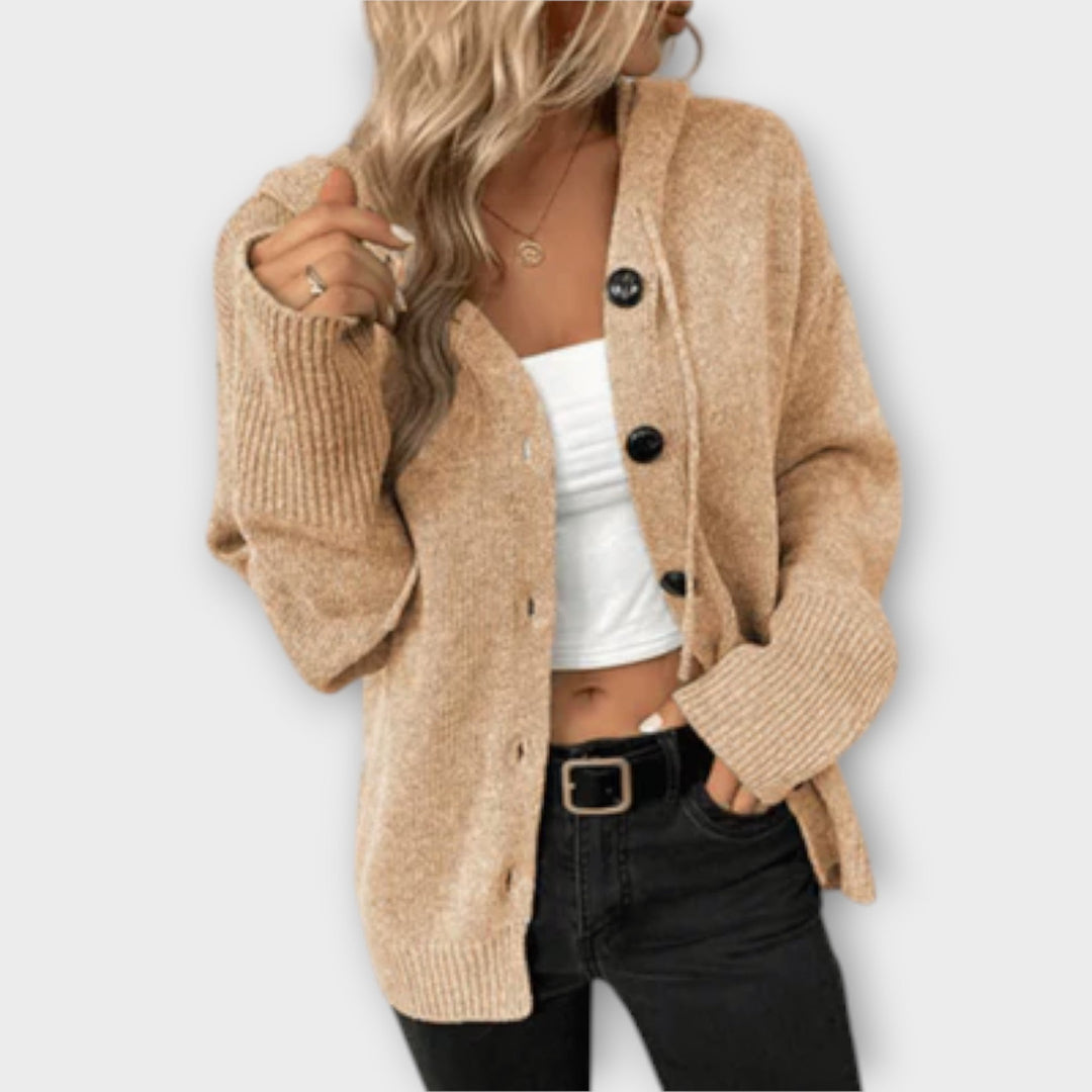 Aria - Knitted cardigan with buttons