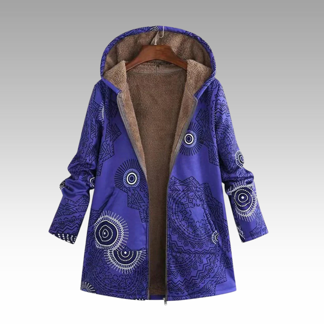 Saffiya - Warm and soft hooded jacket