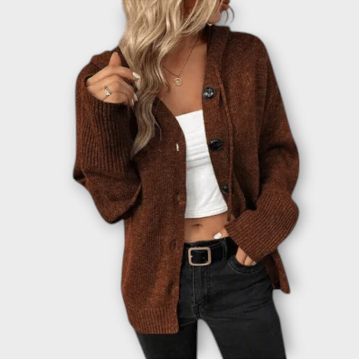 Aria - Knitted cardigan with buttons