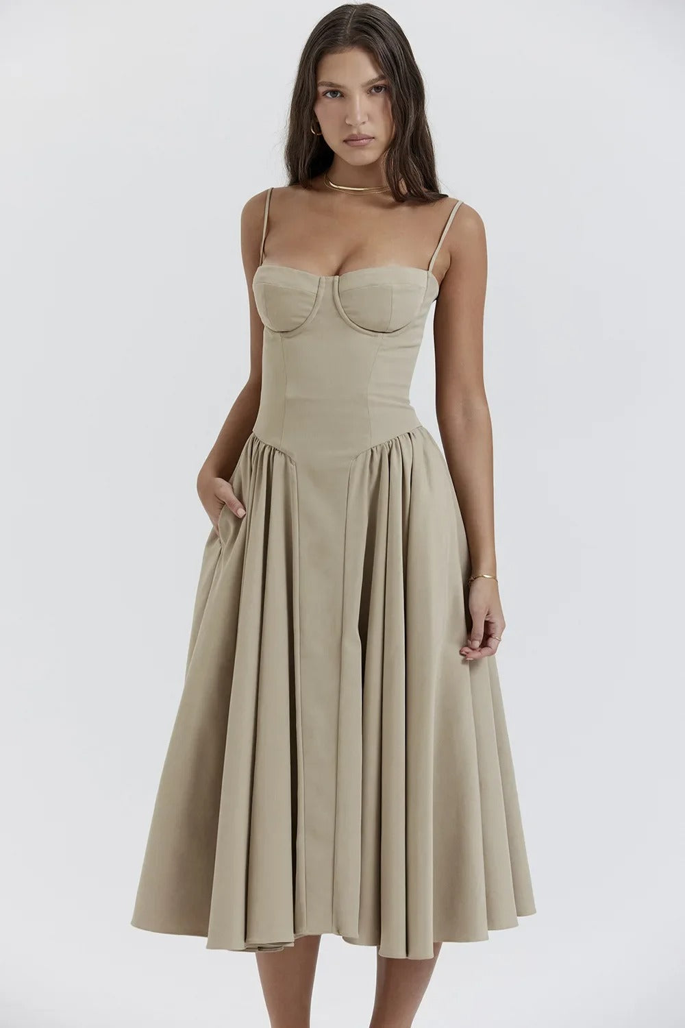 Bluebell - Dress With Attractive Corset Fit