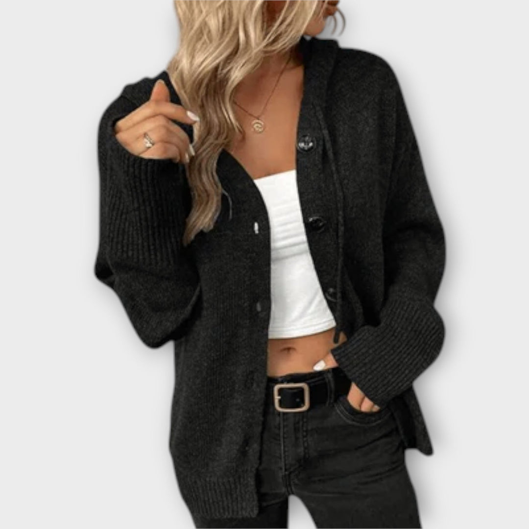 Aria - Knitted cardigan with buttons