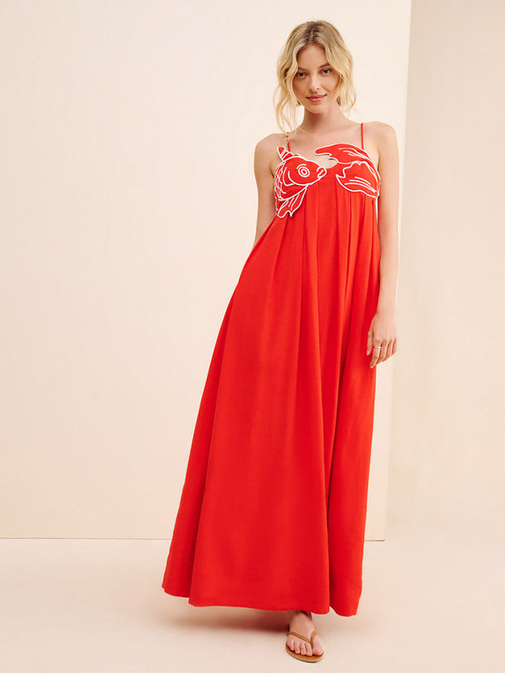 Ashira - Fish Top Maxi Dress