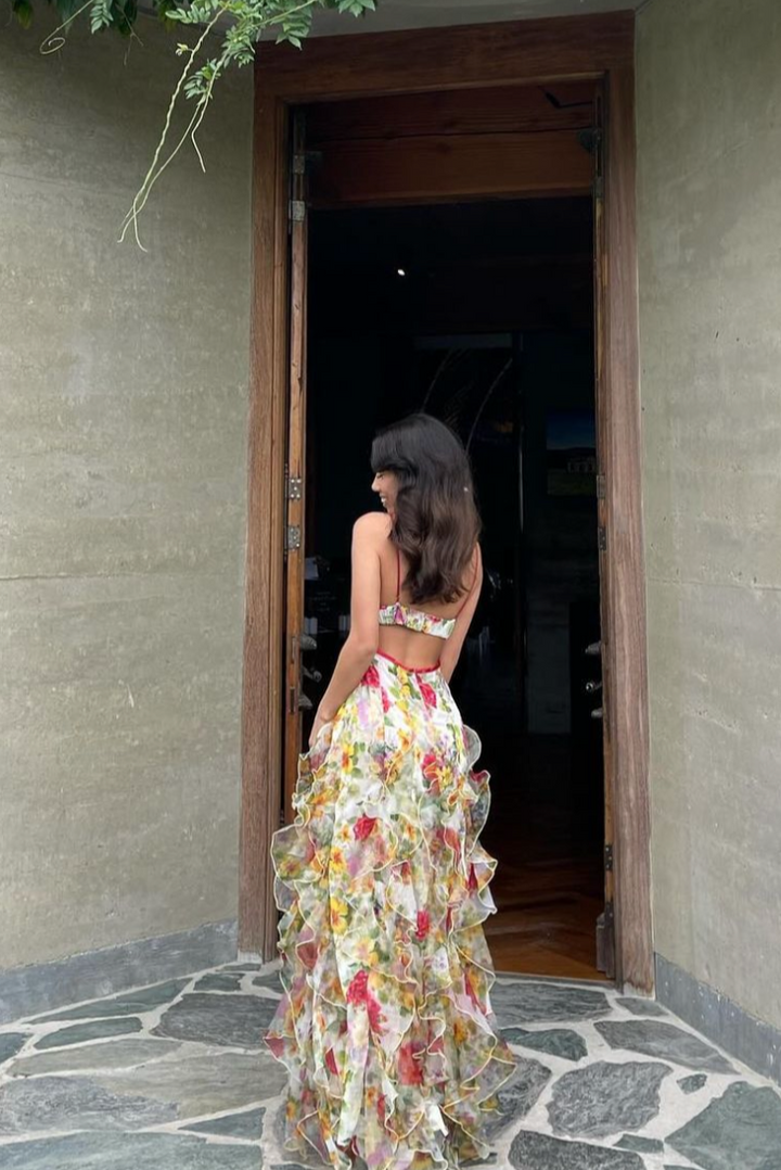 Oakley - Ruffle Maxi Dress